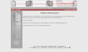 Homepage eines Wasserspenderh�ndlers