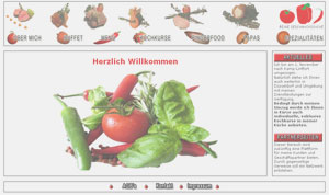 Webpr�senz eines Catering-Service